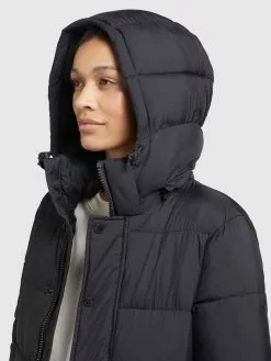 Khujo Manteaux Dhiver Manteau D’hiver Corinna Femme Noir -Khujo Soldes Boutique c434bfd24ed07f38f76559840d1c6682