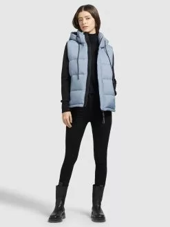 Khujo Vestes Sans Manches Gilet Eden Femme Bleu Clair 12 Khujo Vestes Sans Manches Gilet Eden Femme Bleu Clair -Khujo Soldes Boutique c5ab84b23b190d2bdd4500abcb9f3e13