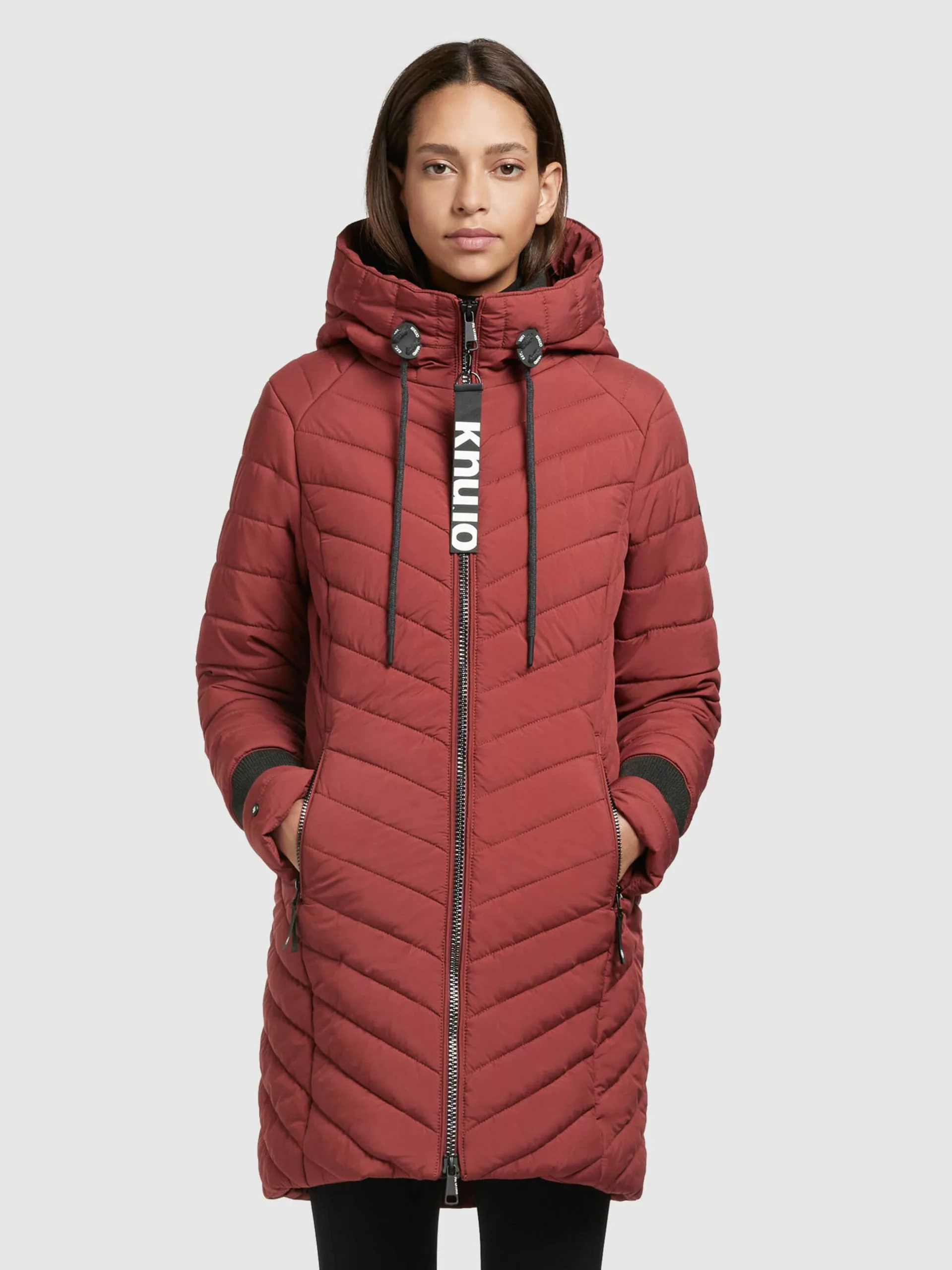 Khujo Manteaux Dhiver Manteau D’hiver Nita Femme Rouge Foncé 4 Khujo Manteaux Dhiver Manteau D’hiver Nita Femme Rouge Foncé – Image 2
