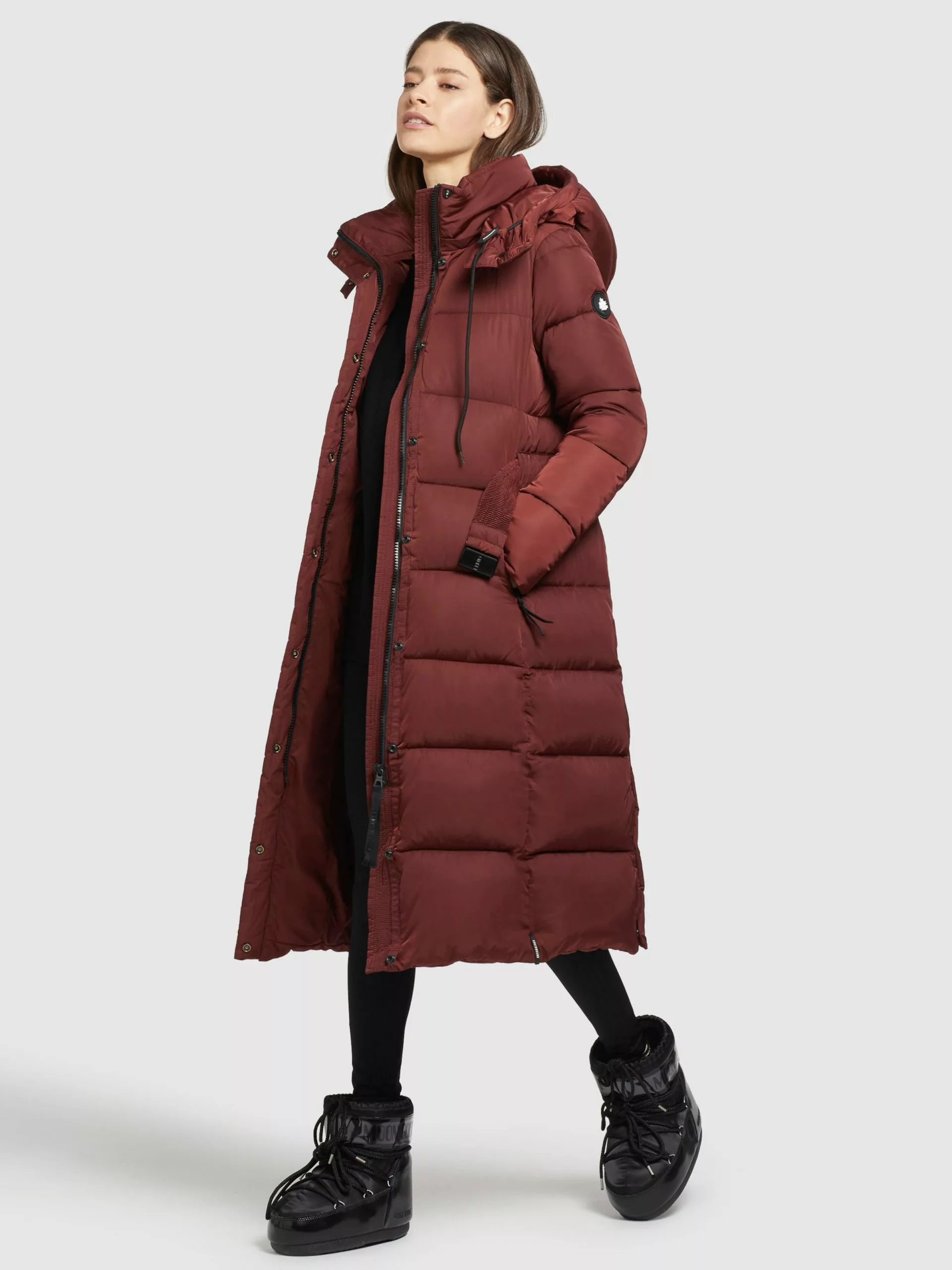 Khujo Manteaux Dhiver Manteau D’hiver HAZELLE Femme Rouge Rouille 8 Khujo Manteaux Dhiver Manteau D’hiver HAZELLE Femme Rouge Rouille – Image 6