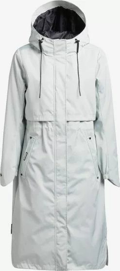 Khujo Manteaux De Mi-saison Manteau Mi-saison Jomana Femme Bleu Pastel