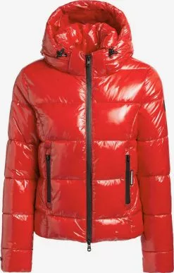 Khujo Vestes Dhiver Veste Dâhiver Fala Femme Rouge