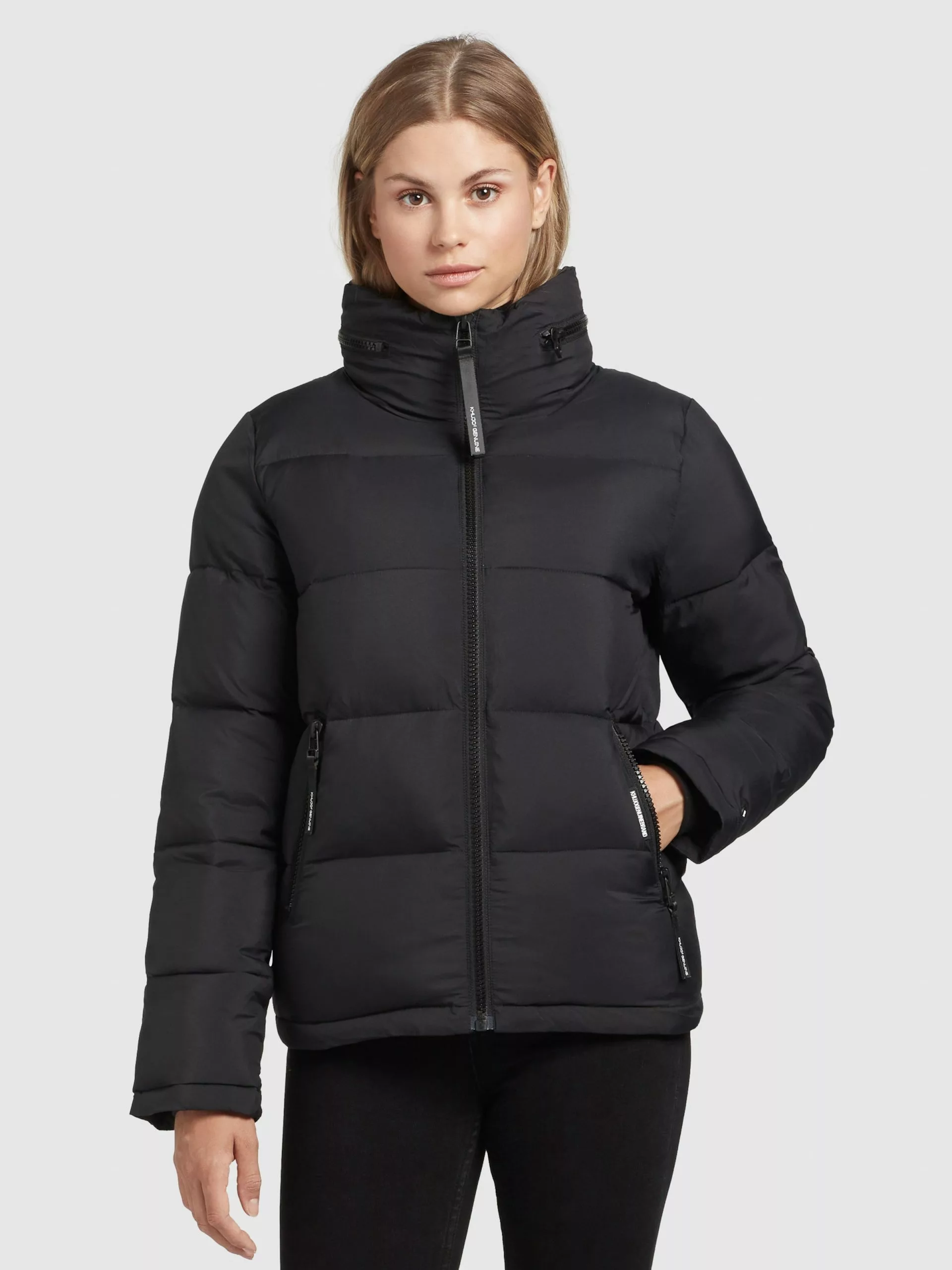 Khujo Vestes Dhiver Veste D’hiver Blondie Matt Femme Noir 4 Khujo Vestes Dhiver Veste D’hiver Blondie Matt Femme Noir – Image 2