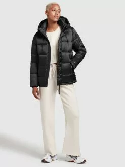 Khujo Vestes Dhiver Veste D’hiver Evona Femme Noir -Khujo Soldes Boutique cc19d8cdb50f29098f83fcc22375c23b