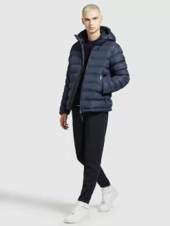 Khujo Vestes Dhiver Veste D’hiver Gamer Homme Bleu Foncé -Khujo Soldes Boutique cccae24d980c21337e225374819bd4e1