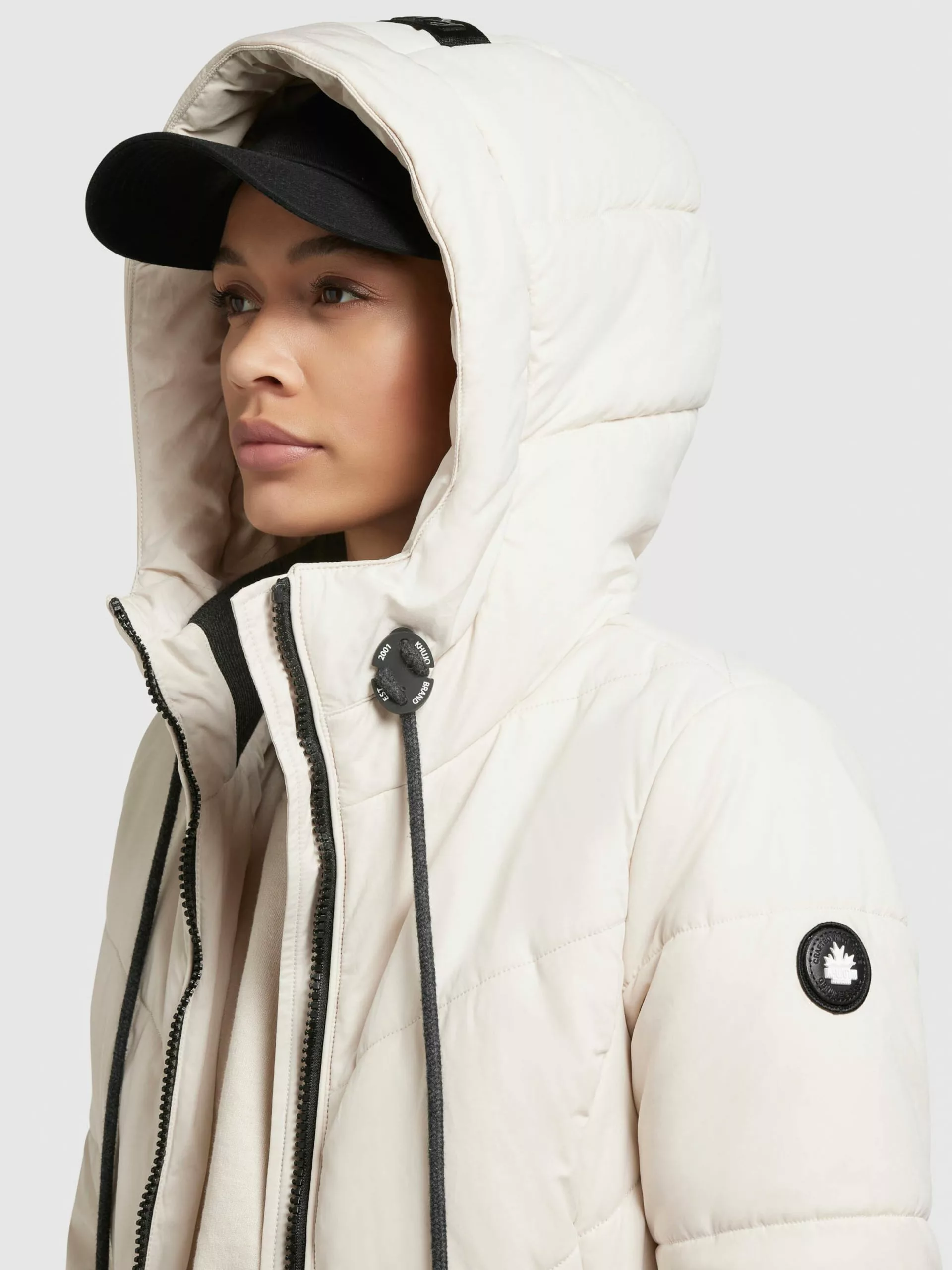 Khujo Manteaux Dhiver Manteau D’hiver Aribay 3 Femme Blanc Cassé 9 Khujo Manteaux Dhiver Manteau D’hiver Aribay 3 Femme Blanc Cassé – Image 7