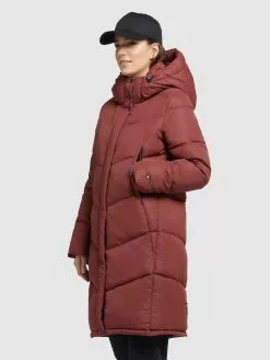 Khujo Manteaux Dhiver Manteau D’hiver Limetta Femme Rouge Rouille -Khujo Soldes Boutique cf6ed998a6b806301092b138d161cfb1