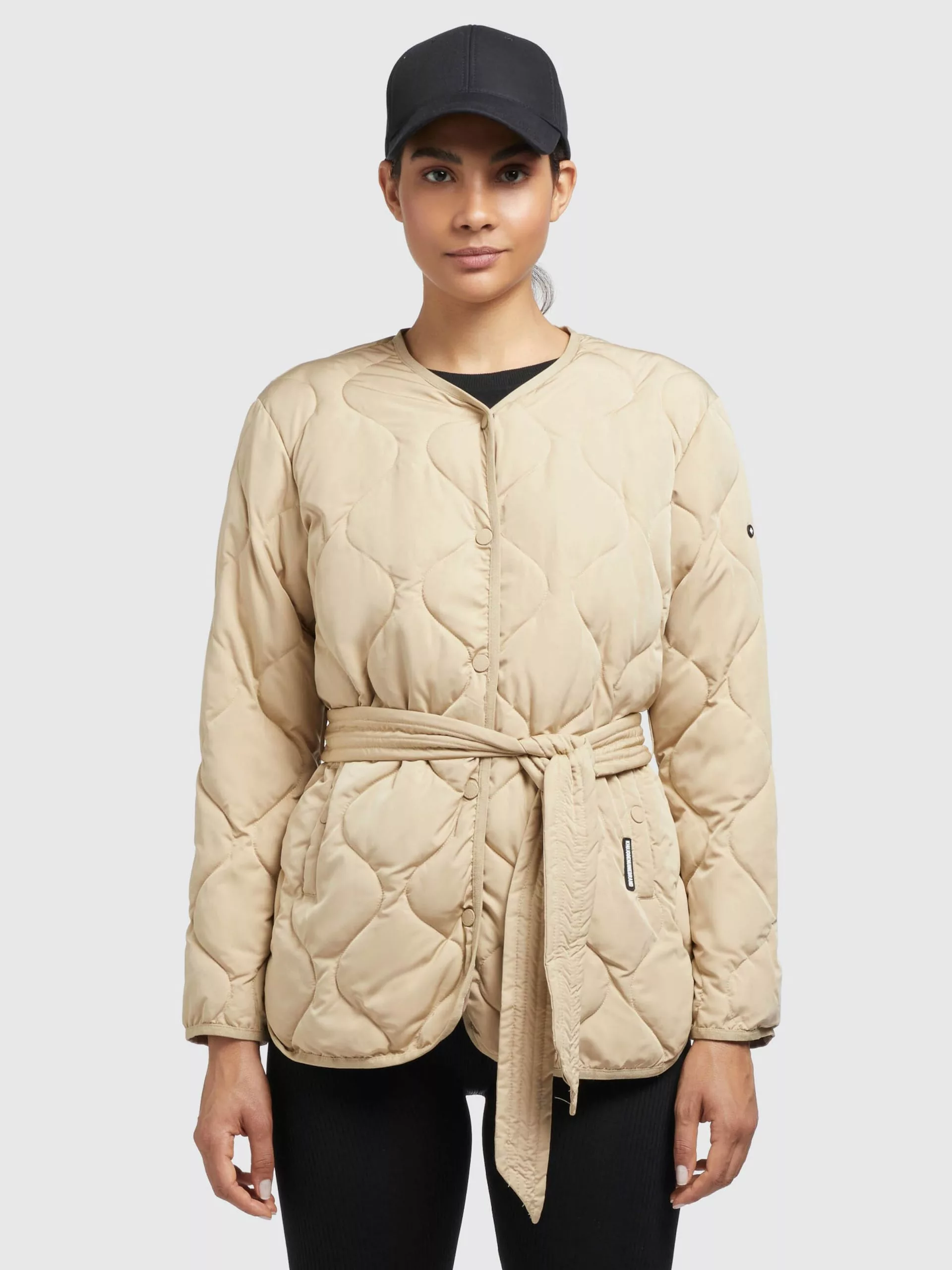 Khujo Vestes De Mi-saison Veste Mi-saison Yuna Femme Beige 4 Khujo Vestes De Mi-saison Veste Mi-saison Yuna Femme Beige â Image 2
