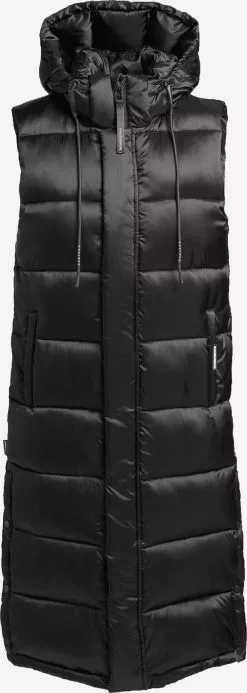 Khujo Vestes Sans Manches Gilet Tourin Femme Noir