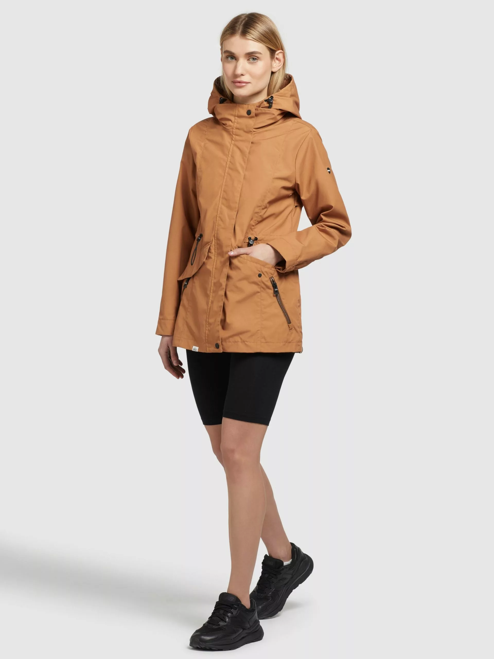 Khujo Parkas Parka Mi-saison FELINA Femme Camel 5 Khujo Parkas Parka Mi-saison FELINA Femme Camel â Image 3