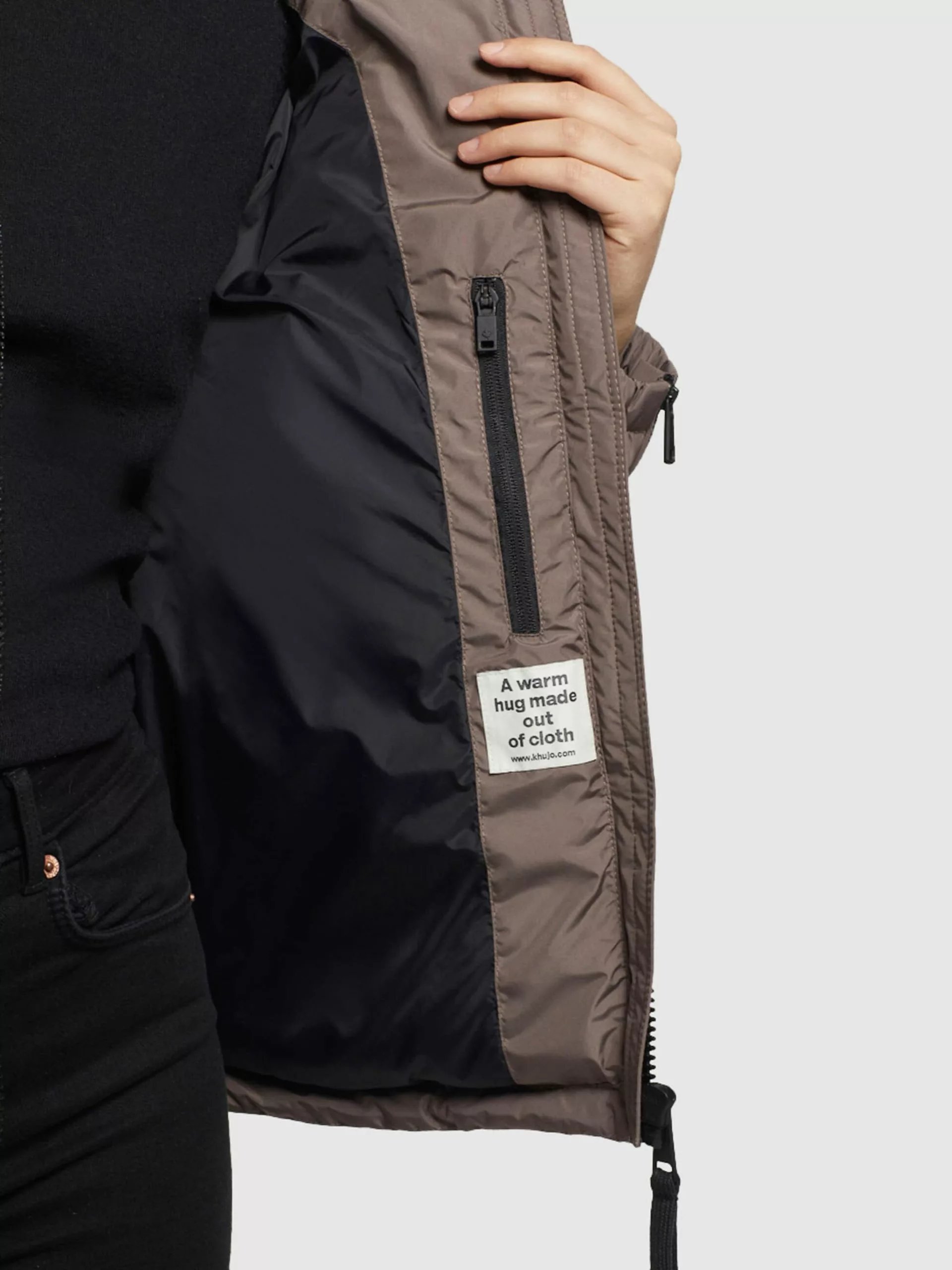 Khujo Vestes Dhiver Veste D’hiver Esila Femme Moka 10 Khujo Vestes Dhiver Veste D’hiver Esila Femme Moka – Image 8
