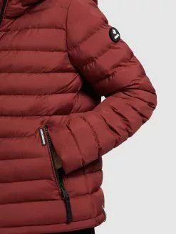 Khujo Vestes De Mi-saison Veste Mi-saison Lovina Femme Rouge Foncé -Khujo Soldes Boutique da8c83bf8c9dc952ce9b365d1682e972