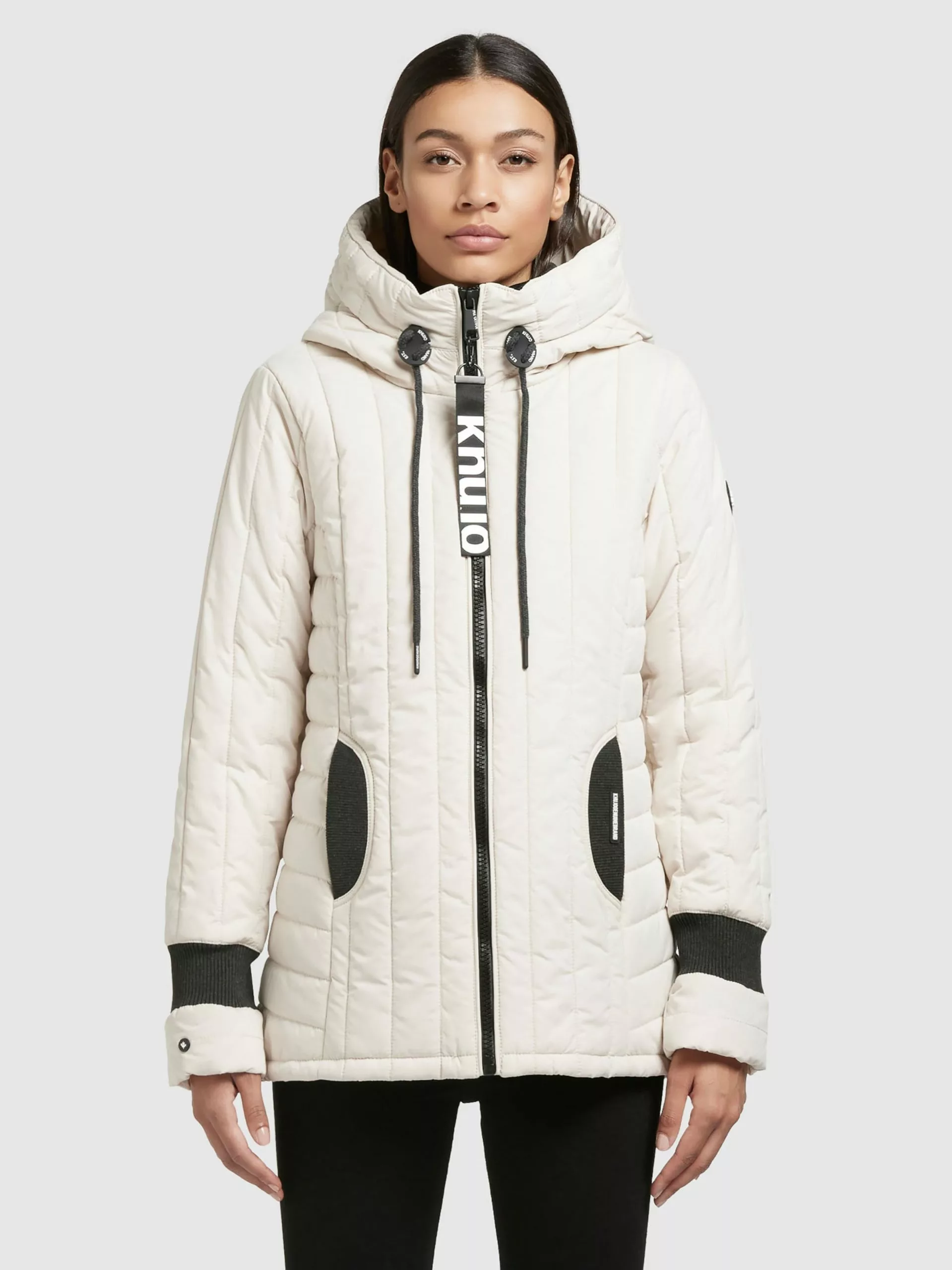 Khujo Vestes De Mi-saison Veste Mi-saison Tweety Femme Blanc Cassé 4 Khujo Vestes De Mi-saison Veste Mi-saison Tweety Femme Blanc Cassé – Image 2