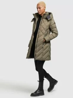 Khujo Manteaux De Mi-saison Manteau Mi-saison Aneth Femme Kaki 15 Khujo Manteaux De Mi-saison Manteau Mi-saison Aneth Femme Kaki -Khujo Soldes Boutique dc23bc1f98ea2564ce9231916b785475