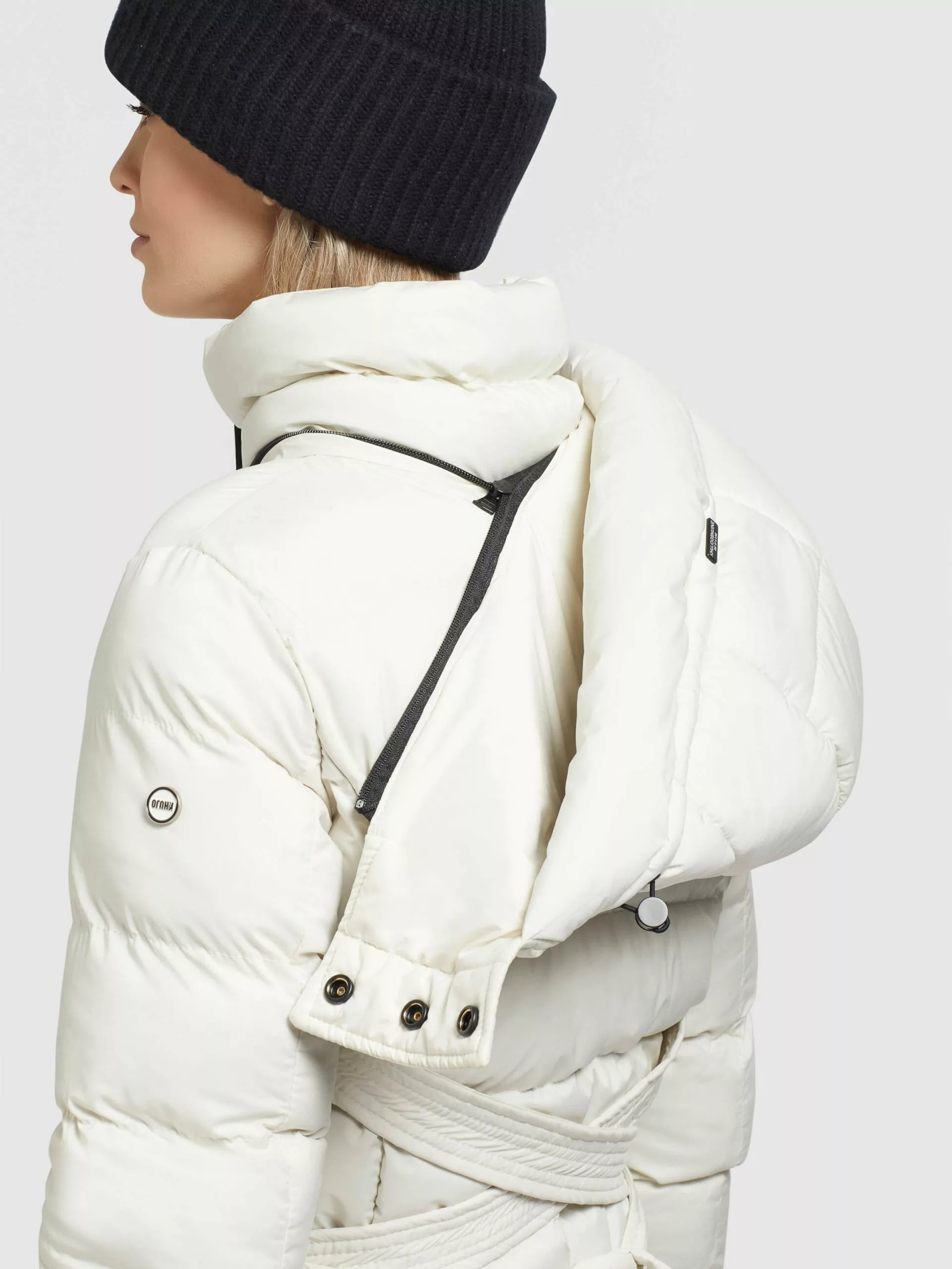 Khujo Manteaux Dhiver Manteau D’hiver OLALLA MATT Femme Blanc Cassé 10 Khujo Manteaux Dhiver Manteau D’hiver OLALLA MATT Femme Blanc Cassé – Image 8