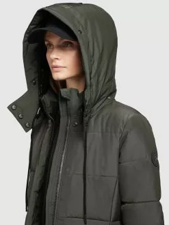 Khujo Manteaux Dhiver Manteau D’hiver Cliv Femme Vert Foncé -Khujo Soldes Boutique dd2014542d8fb144b58b685073fbe028