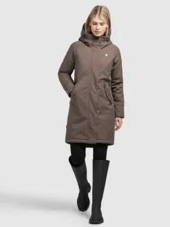Khujo Parkas Parka Mi-saison LARIA Femme Marron 11 Khujo Parkas Parka Mi-saison LARIA Femme Marron -Khujo Soldes Boutique dd208e75d458c003f9cbd1df070c72cf