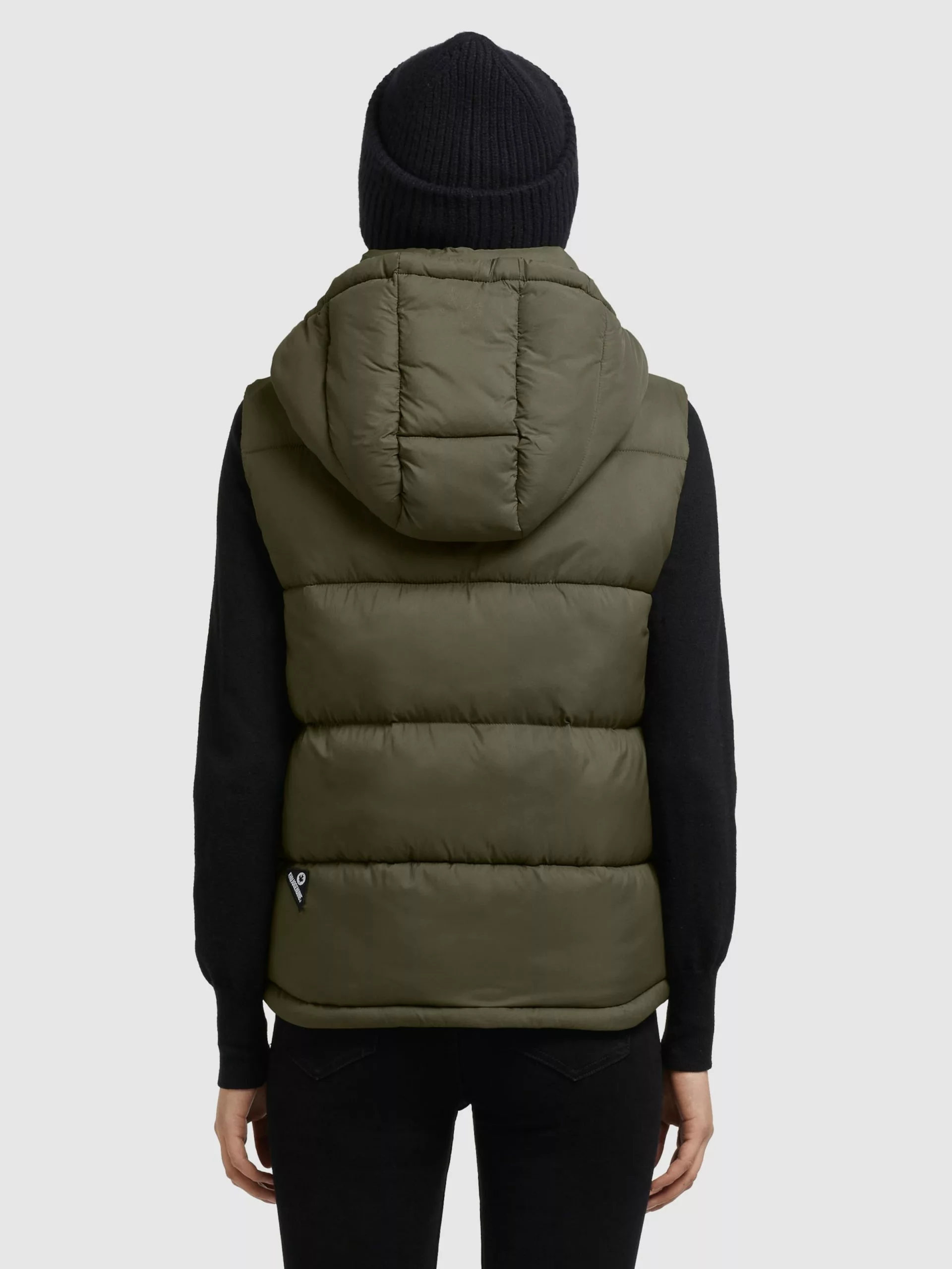 Khujo Vestes Sans Manches Gilet Eden Femme Kaki 6 Khujo Vestes Sans Manches Gilet Eden Femme Kaki â Image 4