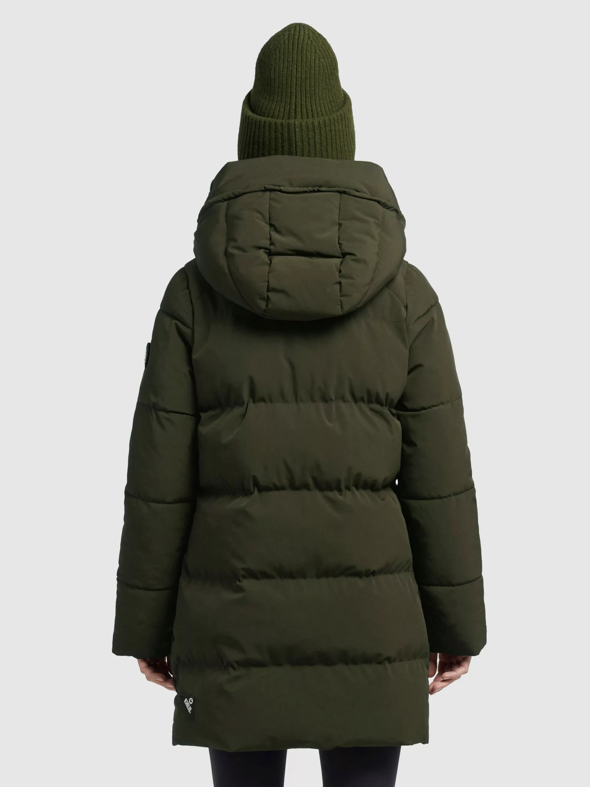 Khujo Manteaux Courts Manteau D’hiver Wente Femme Kaki 6 Khujo Manteaux Courts Manteau D’hiver Wente Femme Kaki – Image 4