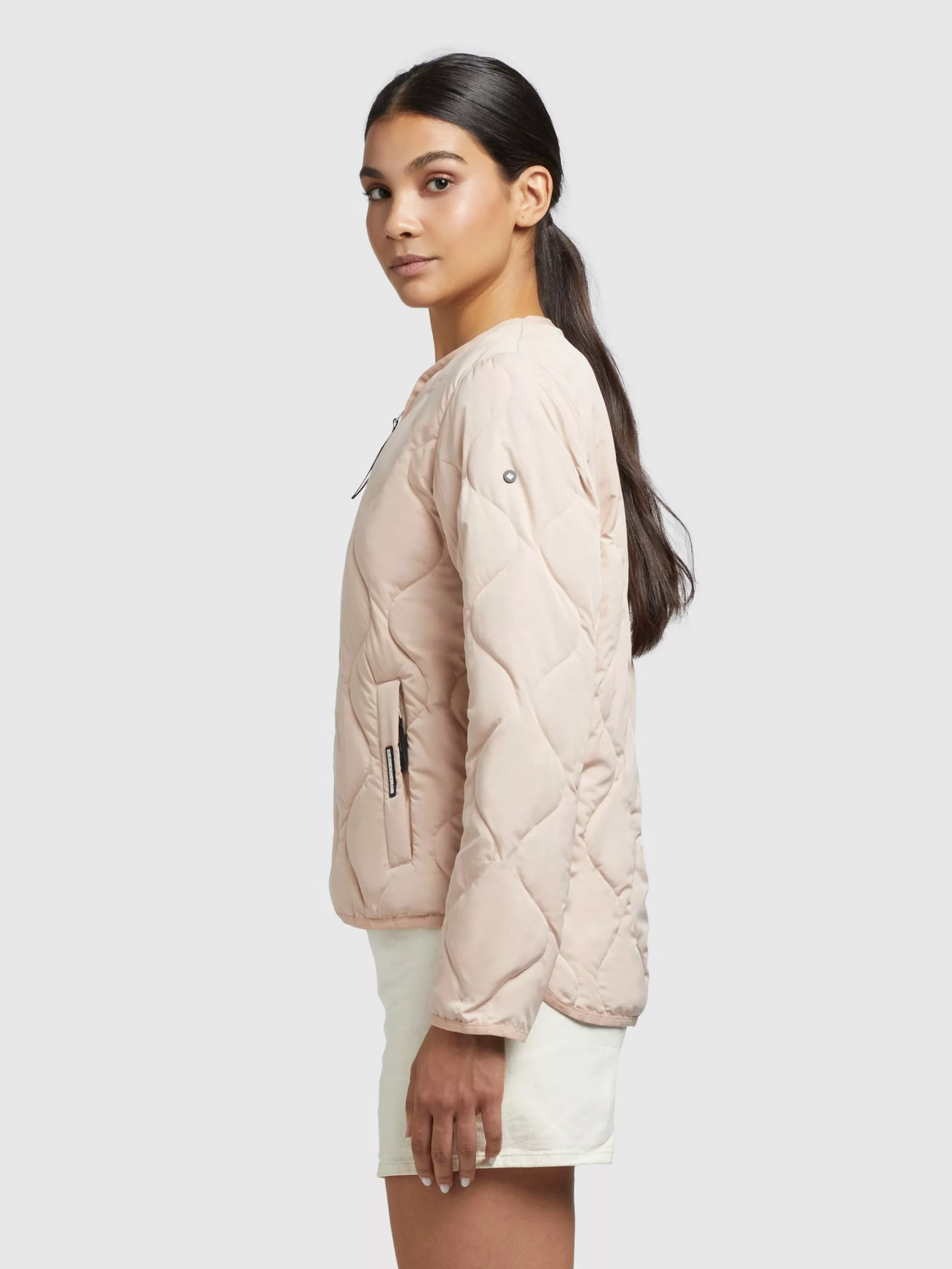 Khujo Vestes De Mi-saison Veste Mi-saison Alma Femme Rose Clair 7 Khujo Vestes De Mi-saison Veste Mi-saison Alma Femme Rose Clair â Image 5