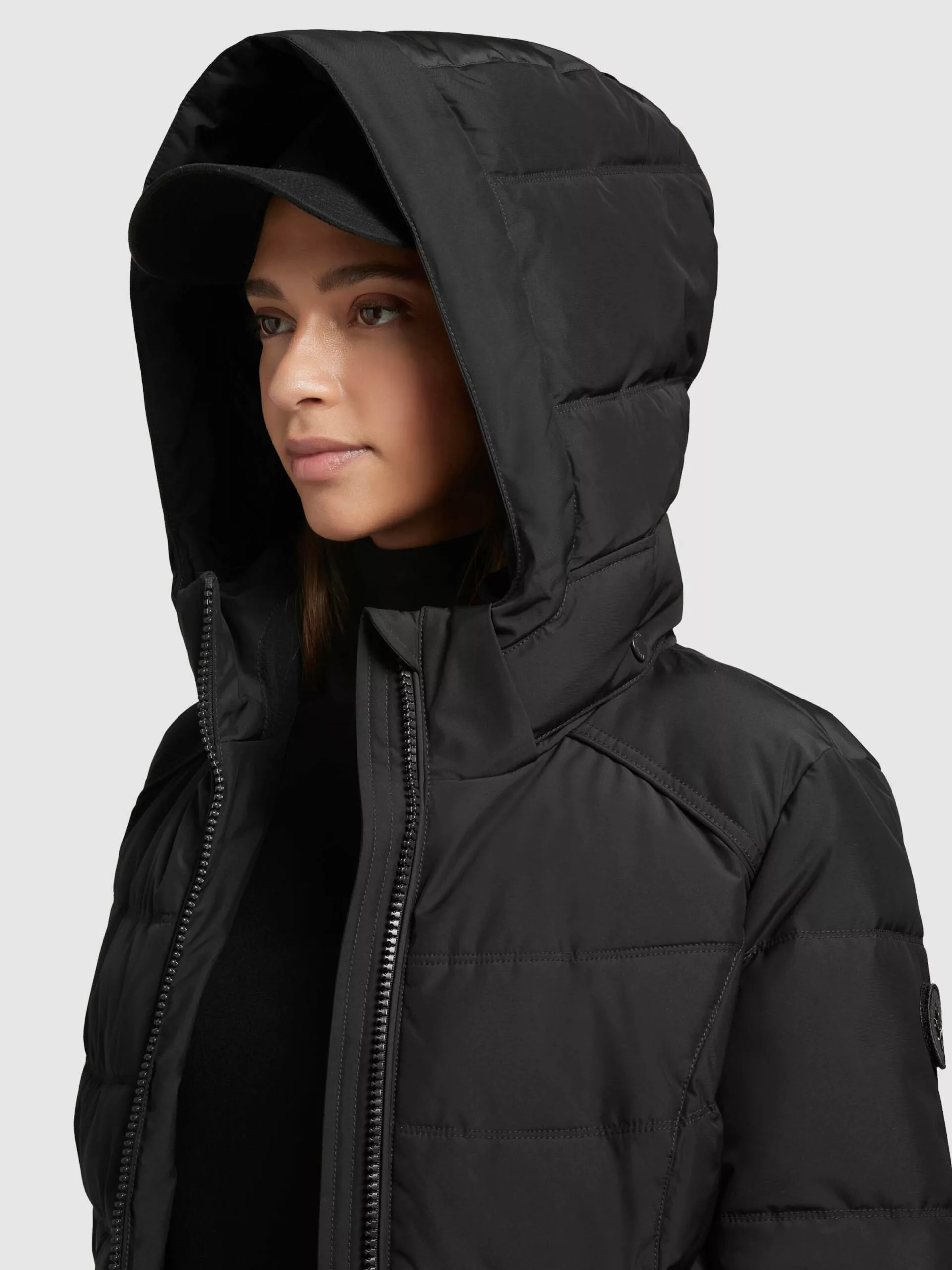 Khujo Manteaux Courts Manteau Mi-saison Amaray Femme Noir 10 Khujo Manteaux Courts Manteau Mi-saison Amaray Femme Noir – Image 8