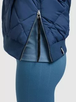Khujo Vestes De Mi-saison Veste Mi-saison Leona Femme Bleu -Khujo Soldes Boutique e293bdfe7e965e62e23b287533366d33