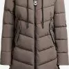 Khujo Manteaux Dhiver Manteau D’hiver Klayd Femme Sépia -Khujo Soldes Boutique e30677f059436c64dacaac5b9e1e7374