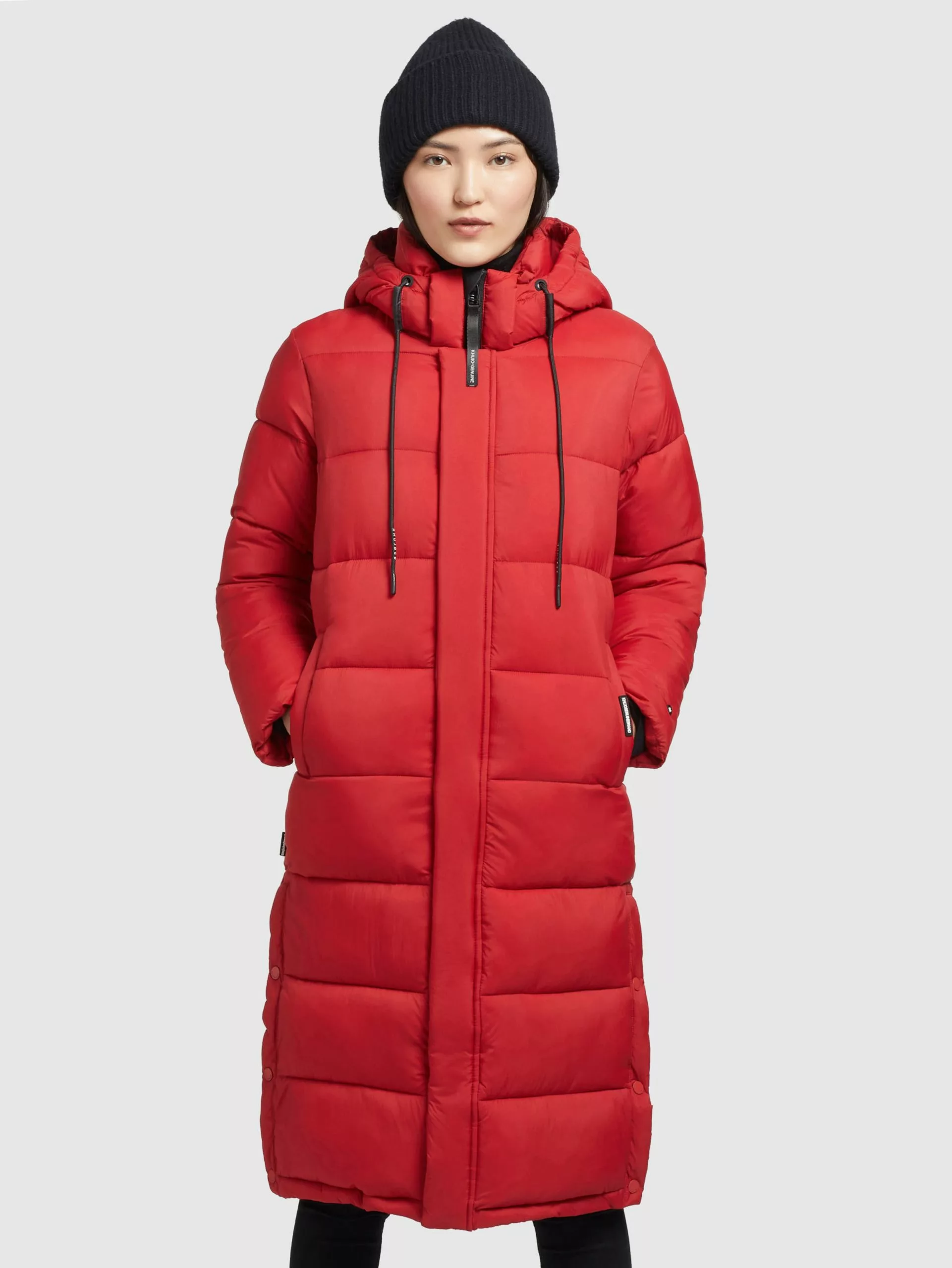 Khujo Manteaux Dhiver Manteau D’hiver Julina Femme Rouge 4 Khujo Manteaux Dhiver Manteau D’hiver Julina Femme Rouge – Image 2