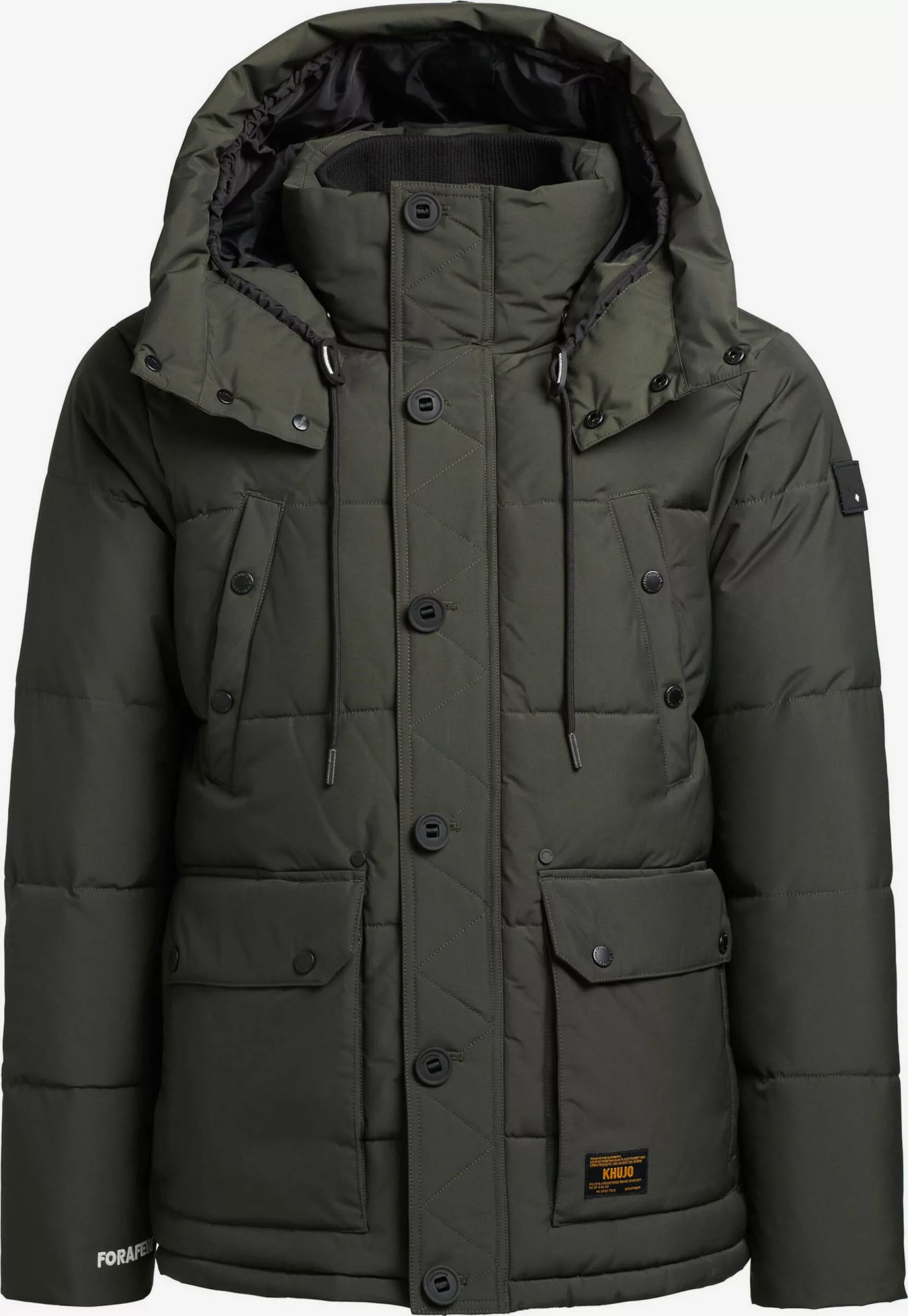 Khujo Vestes Dhiver Veste D’hiver Primero Homme Kaki 3 Khujo Vestes Dhiver Veste D’hiver Primero Homme Kaki