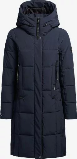 Khujo Manteaux De Mi-saison Manteau Mi-saison Namita Femme Bleu Marine