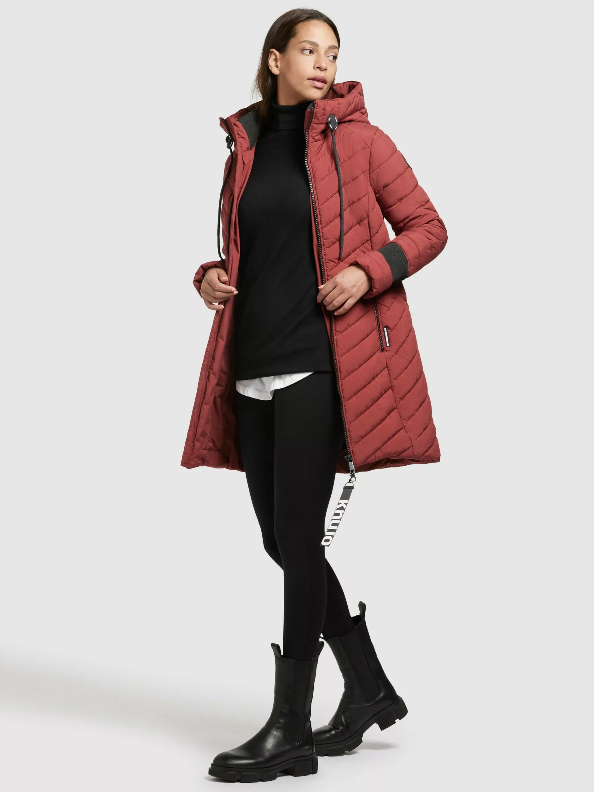 Khujo Manteaux Dhiver Manteau D’hiver Nita Femme Rouge Foncé 8 Khujo Manteaux Dhiver Manteau D’hiver Nita Femme Rouge Foncé – Image 6