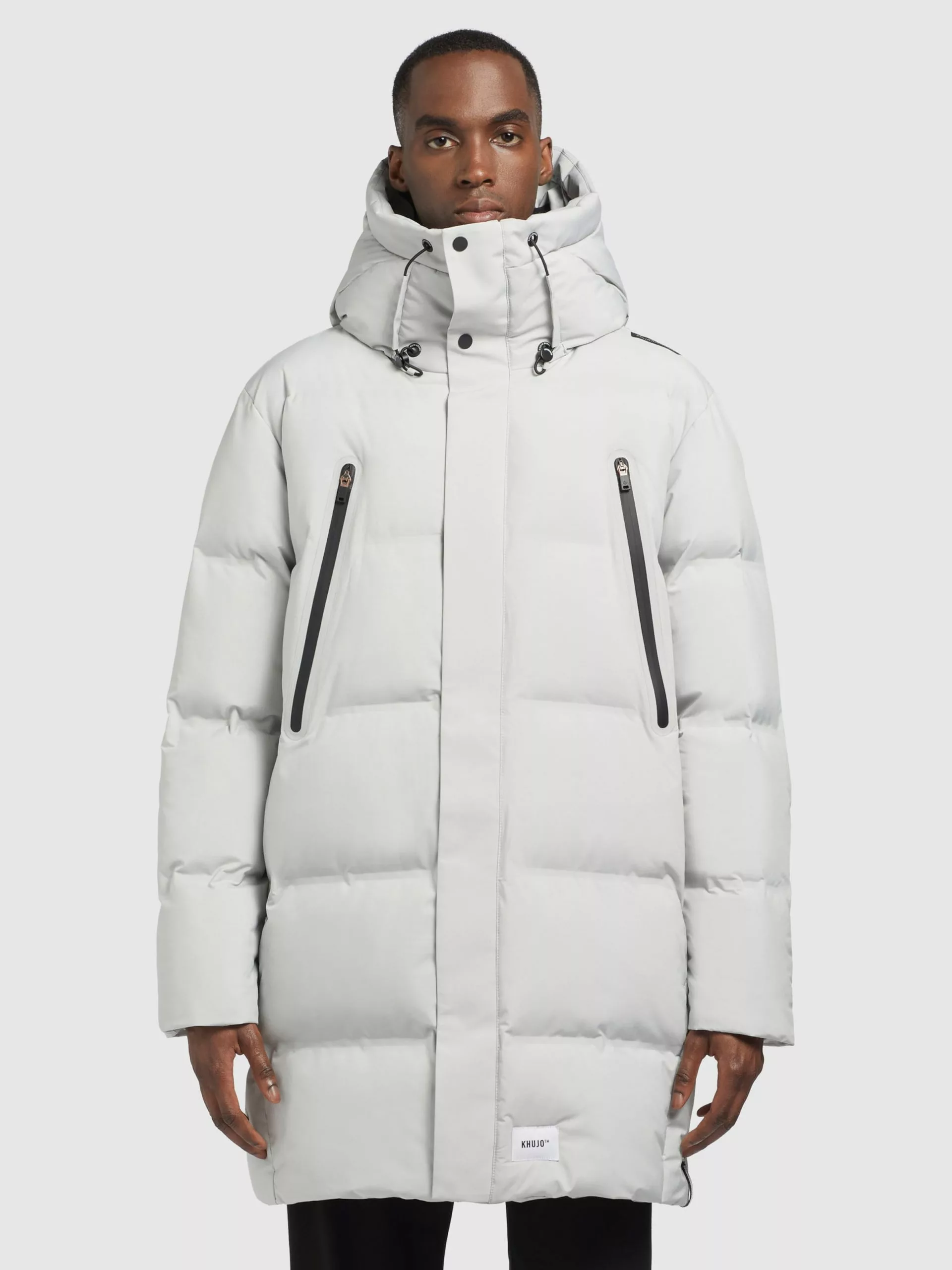Khujo Vestes Dhiver Veste D’hiver CLIDE Homme Gris Clair 4 Khujo Vestes Dhiver Veste D’hiver CLIDE Homme Gris Clair – Image 2