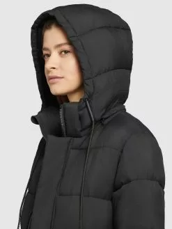 Khujo Manteaux Dhiver Manteau D’hiver Word Femme Noir -Khujo Soldes Boutique f09453150496f5a369bb16395ca26843