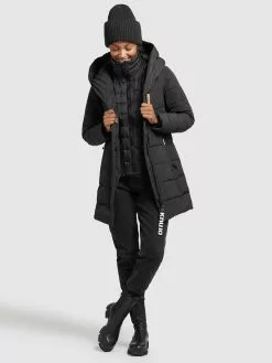 Khujo Manteaux Courts Manteau D’hiver Floyt Femme Noir 16 Khujo Manteaux Courts Manteau D’hiver Floyt Femme Noir -Khujo Soldes Boutique f4ce8737ff5b3f22aaba1e7a9df60d10