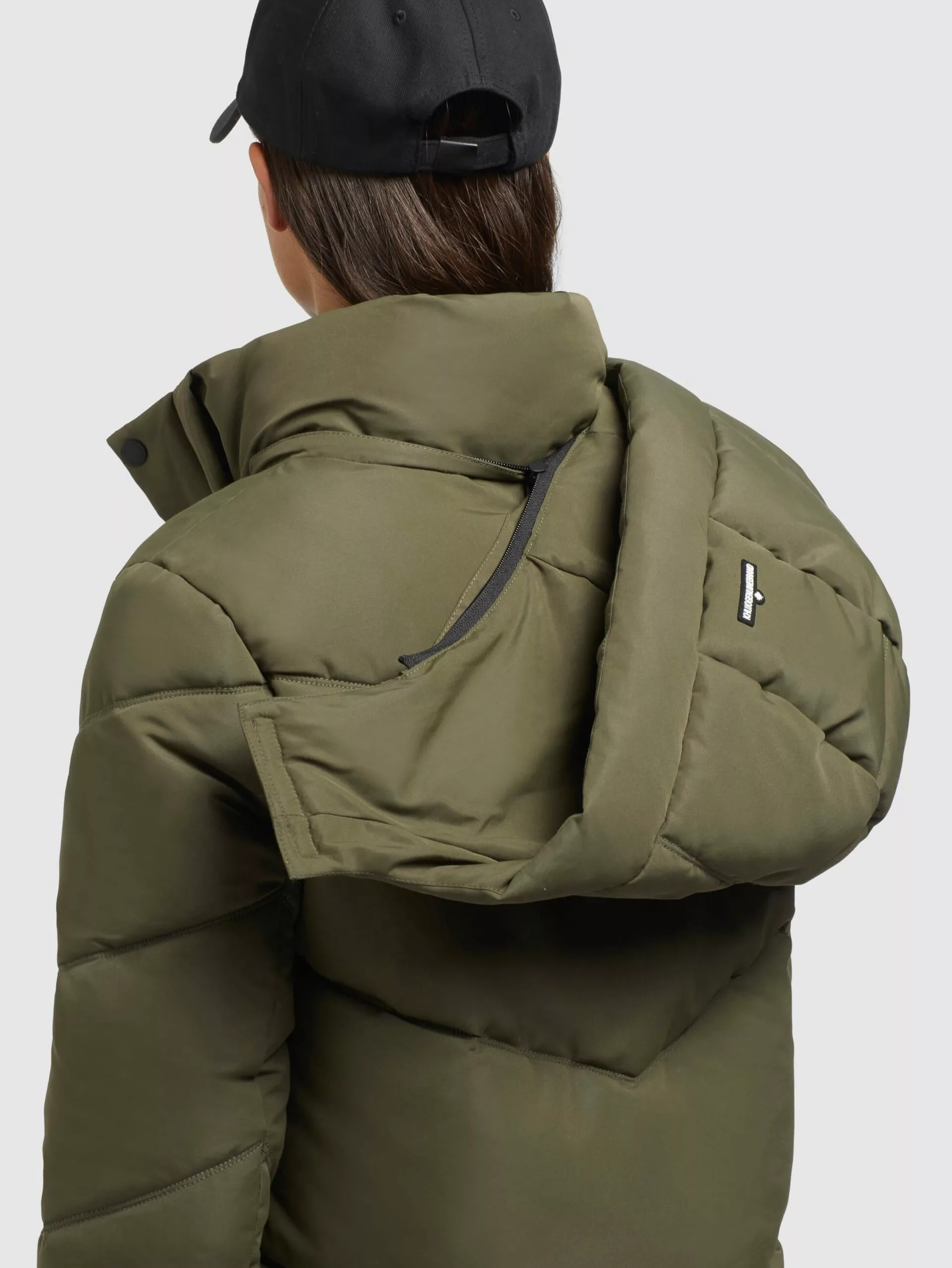 Khujo Manteaux Dhiver Manteau D’hiver TORINO3 Femme Kaki 4 Khujo Manteaux Dhiver Manteau D’hiver TORINO3 Femme Kaki – Image 2