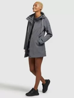 Khujo Manteaux De Mi-saison Manteau Mi-saison Artisa Femme Gris Fumé 15 Khujo Manteaux De Mi-saison Manteau Mi-saison Artisa Femme Gris Fumé -Khujo Soldes Boutique f6e407f8821480e026a22dd957d46b14