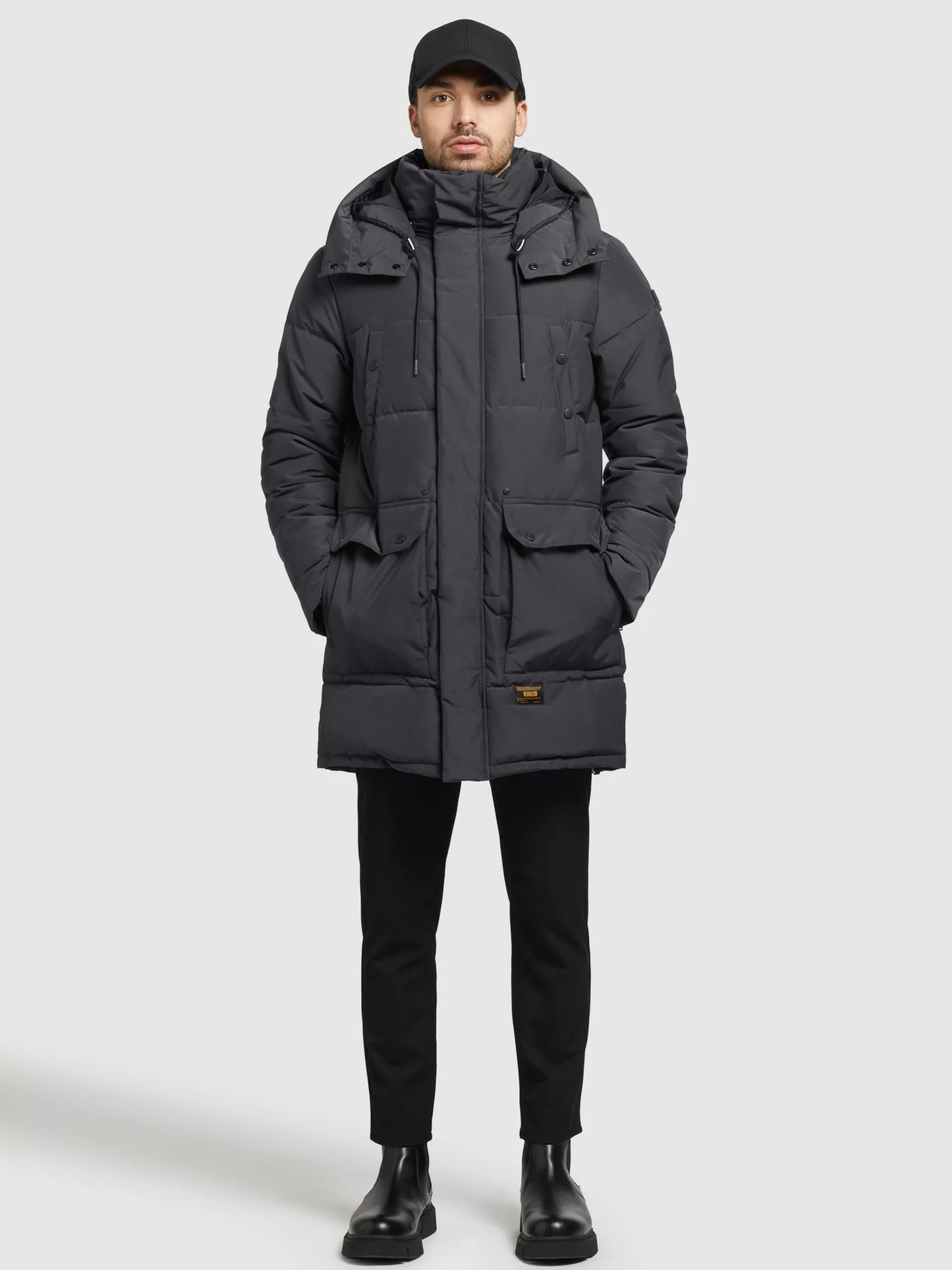 Khujo Vestes Dhiver Veste D’hiver Vivas Homme Gris Foncé 5 Khujo Vestes Dhiver Veste D’hiver Vivas Homme Gris Foncé – Image 3