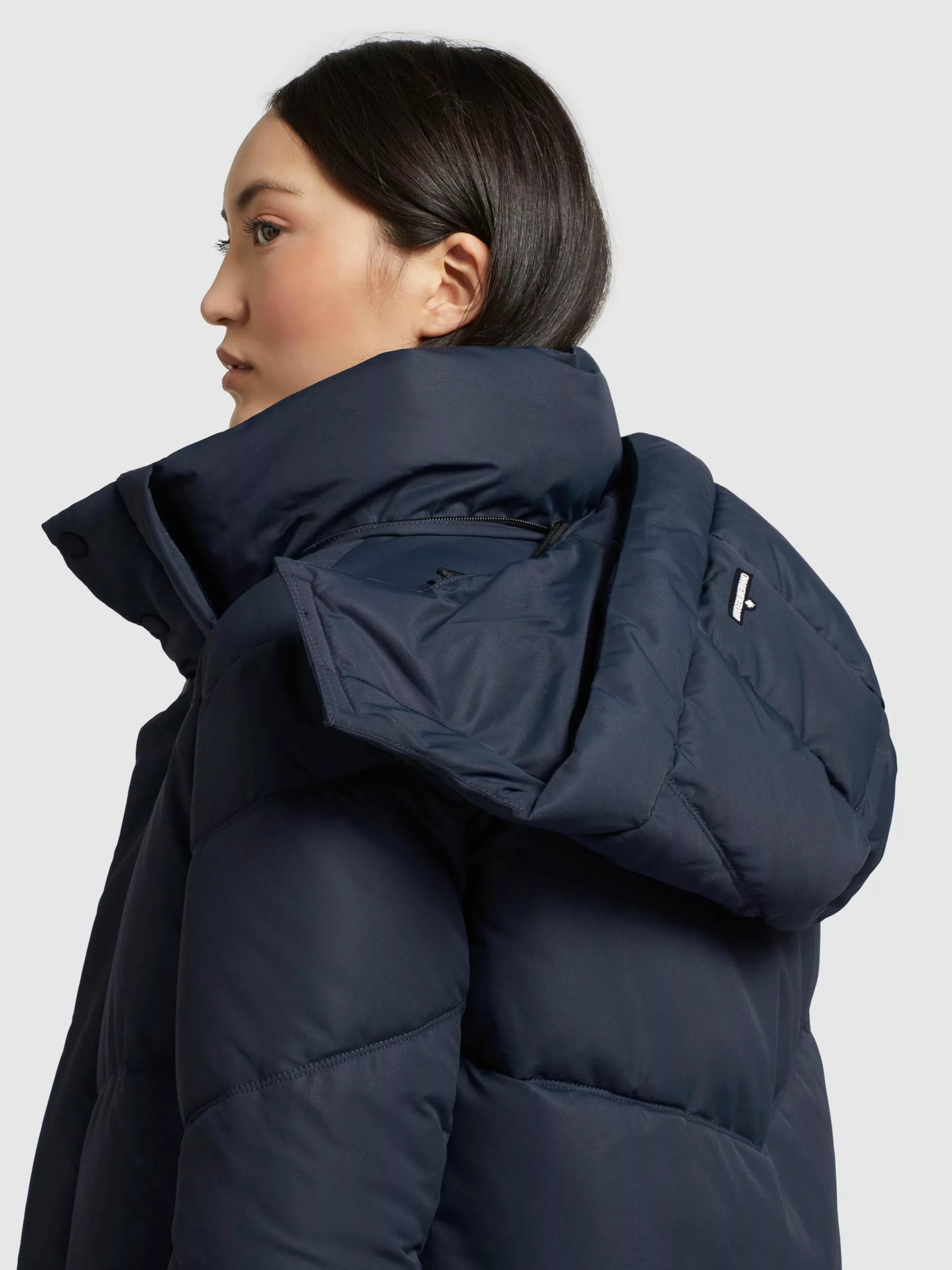 Khujo Manteaux Dhiver Manteau D’hiver Torino 3 Femme Bleu Foncé 10 Khujo Manteaux Dhiver Manteau D’hiver Torino 3 Femme Bleu Foncé – Image 8