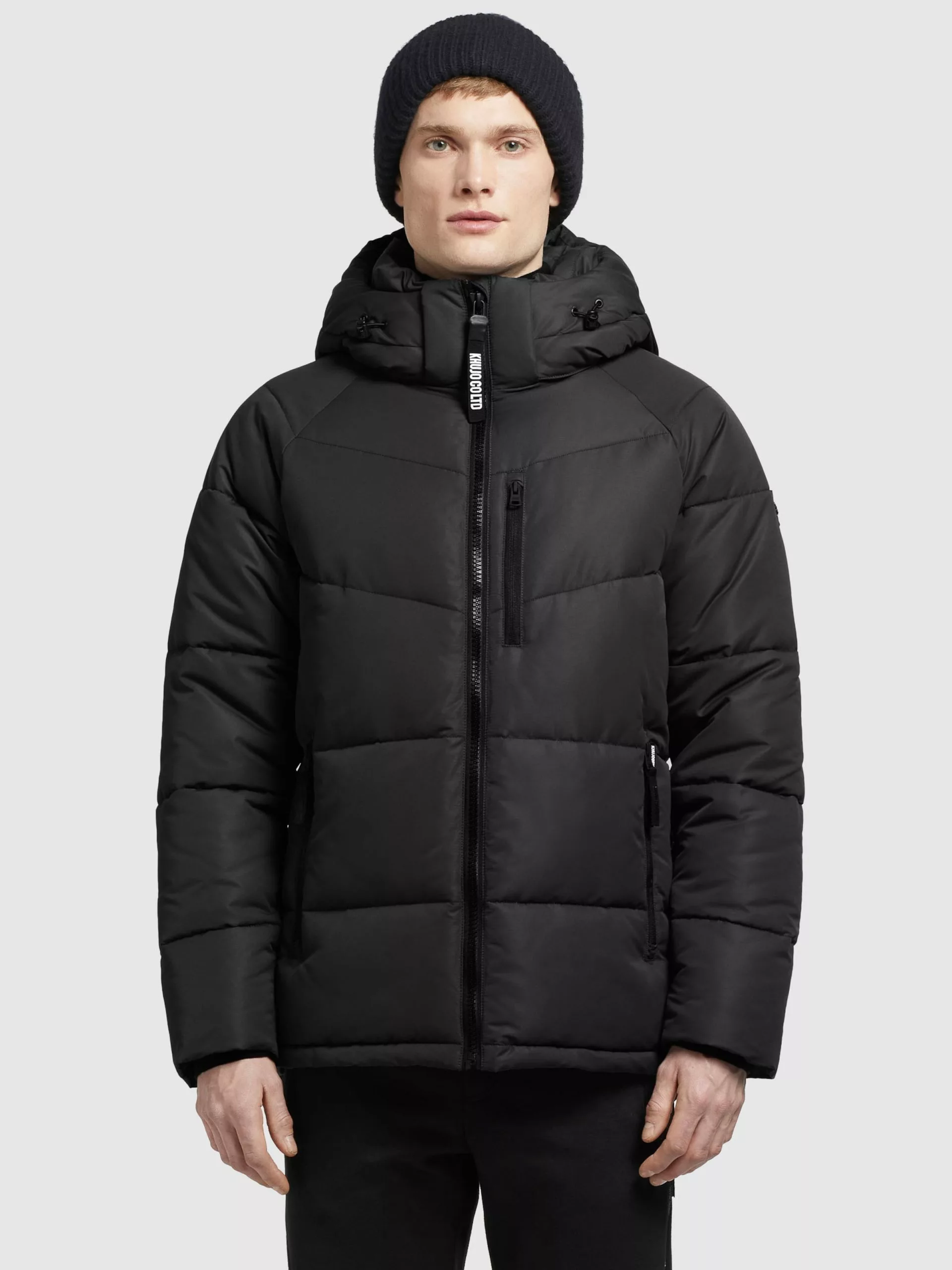 Khujo Vestes Dhiver Veste D’hiver Croon Homme Noir 4 Khujo Vestes Dhiver Veste D’hiver Croon Homme Noir – Image 2