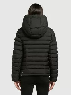 Khujo Vestes De Mi-saison Veste Mi-saison Lovina Femme Noir -Khujo Soldes Boutique f9cc0aaa40d620fbb32b61969da67047