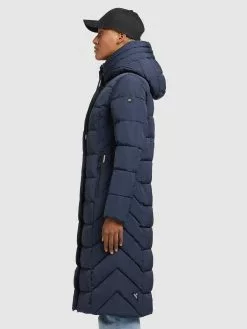 Khujo Manteaux Dhiver Manteau D’hiver Gamber Femme Bleu Foncé -Khujo Soldes Boutique facef51f1608b2657894b23b812a1aae