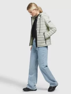 Khujo Vestes De Mi-saison Veste Mi-saison LOVINA4 Femme Vert -Khujo Soldes Boutique fb1a81794f8af55814b1ba660b2a8c0b