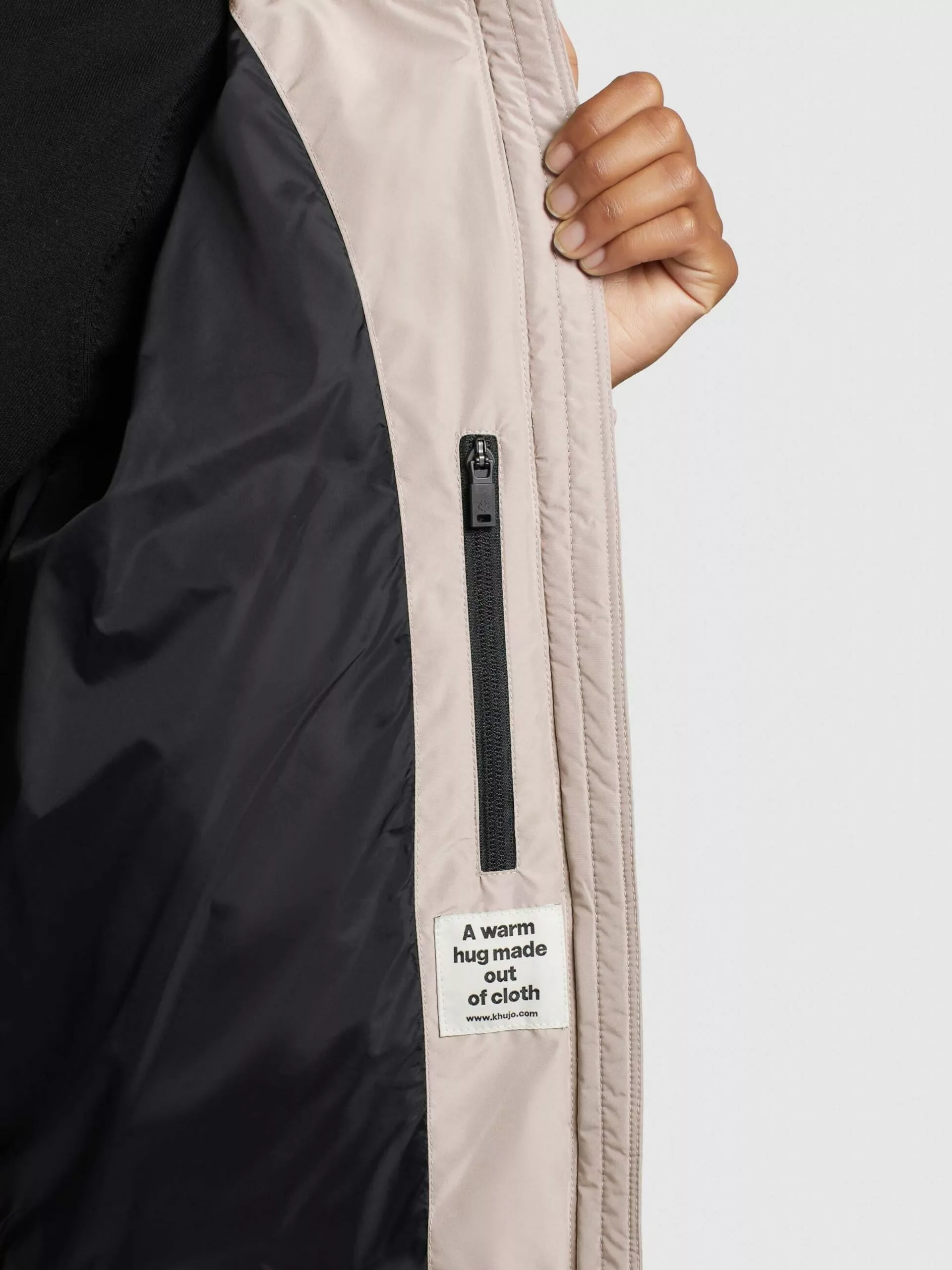 Khujo Vestes Matelassées Veste D’hiver Esila Femme Poudre 10 Khujo Vestes Matelassées Veste D’hiver Esila Femme Poudre – Image 8