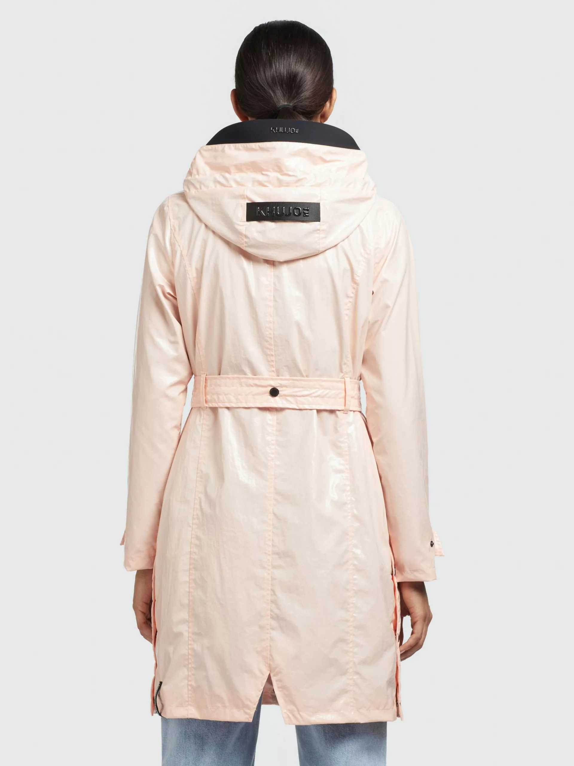 Khujo Manteaux De Pluie Manteau Mi-saison ALECIA Femme Abricot 6 Khujo Manteaux De Pluie Manteau Mi-saison ALECIA Femme Abricot â Image 4