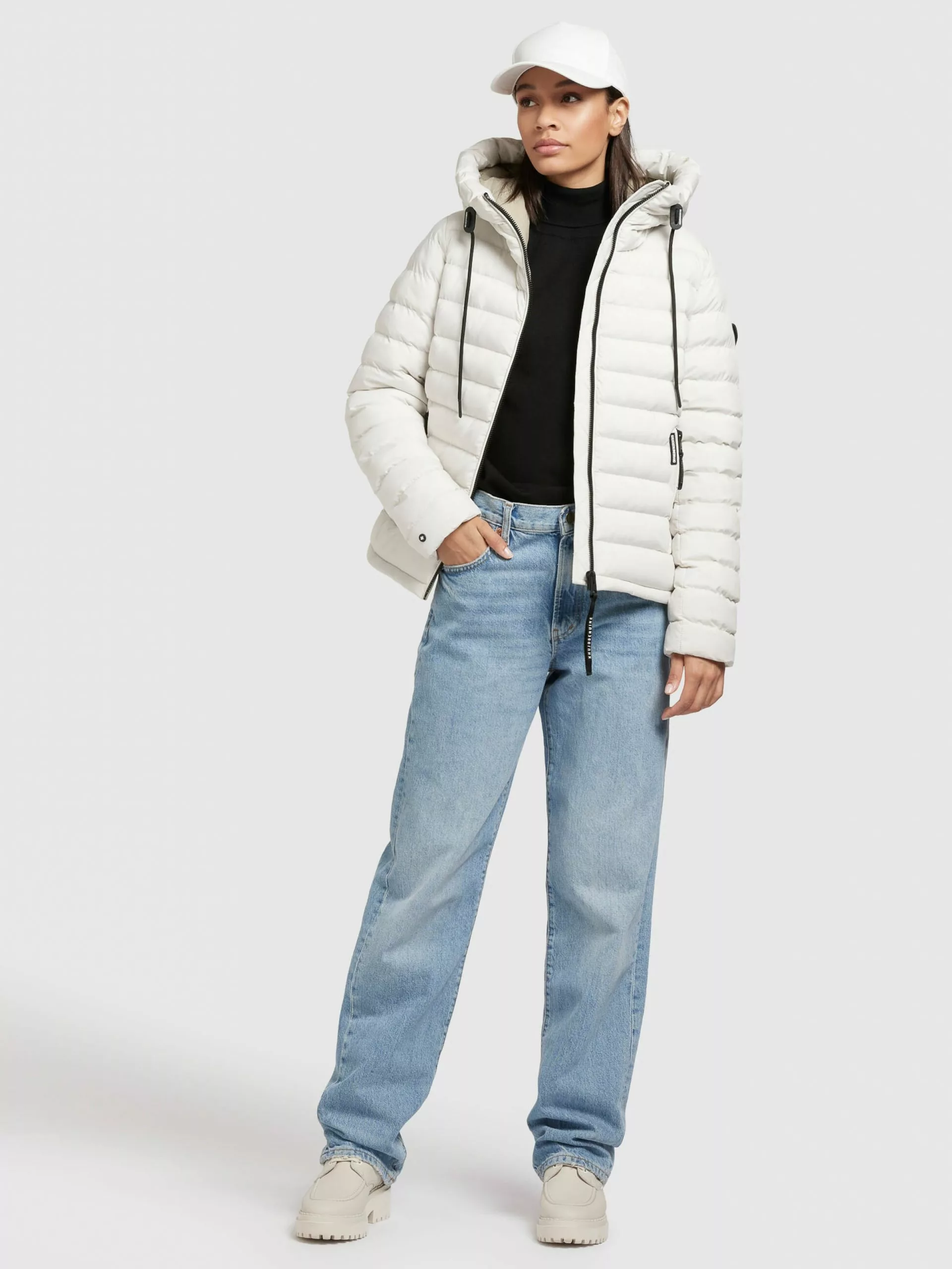 Khujo Vestes De Mi-saison Veste Mi-saison Lovina Femme Blanc 8 Khujo Vestes De Mi-saison Veste Mi-saison Lovina Femme Blanc â Image 6