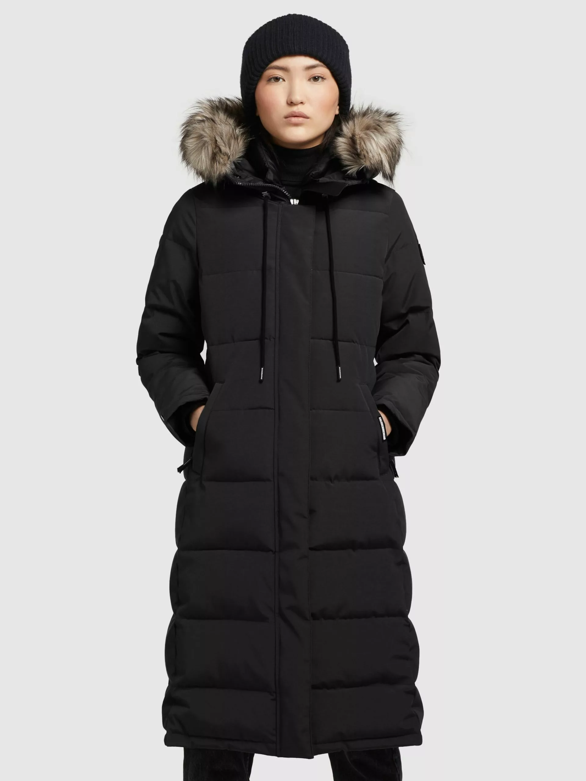 Khujo Manteaux Dhiver Manteau D’hiver LOLL Femme Noir 4 Khujo Manteaux Dhiver Manteau D’hiver LOLL Femme Noir – Image 2
