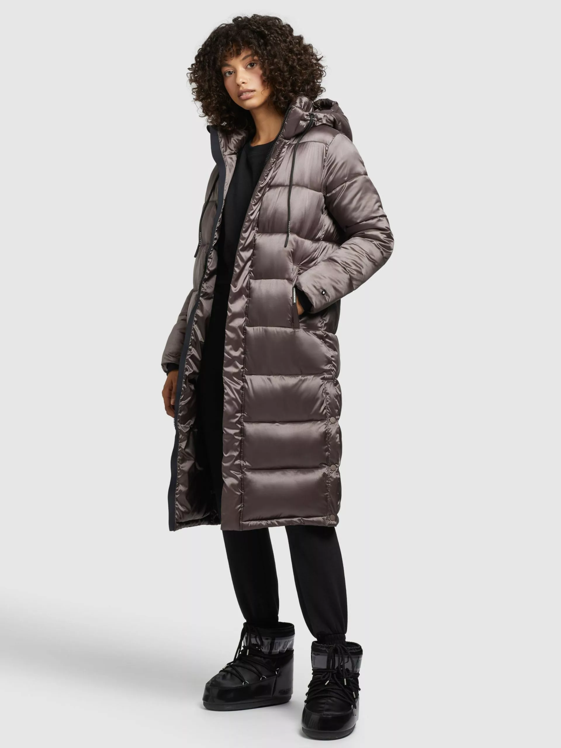 Khujo Manteaux Dhiver Manteau D’hiver Julina Femme Taupe 5 Khujo Manteaux Dhiver Manteau D’hiver Julina Femme Taupe – Image 3