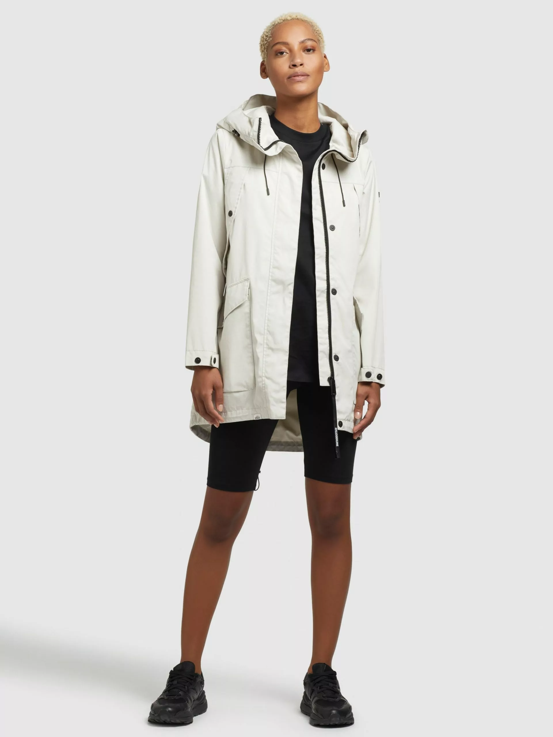 Khujo Manteaux De Mi-saison Manteau Mi-saison AIRA Femme Gris Clair 7 Khujo Manteaux De Mi-saison Manteau Mi-saison AIRA Femme Gris Clair â Image 5