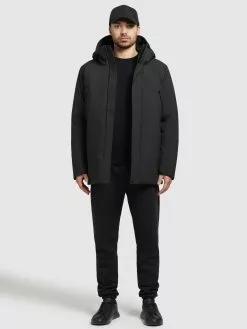 Khujo Vestes Dhiver Veste D’hiver Toto Homme Noir -Khujo Soldes Boutique ffd2e1ebb171462809ee26fc6472a1da